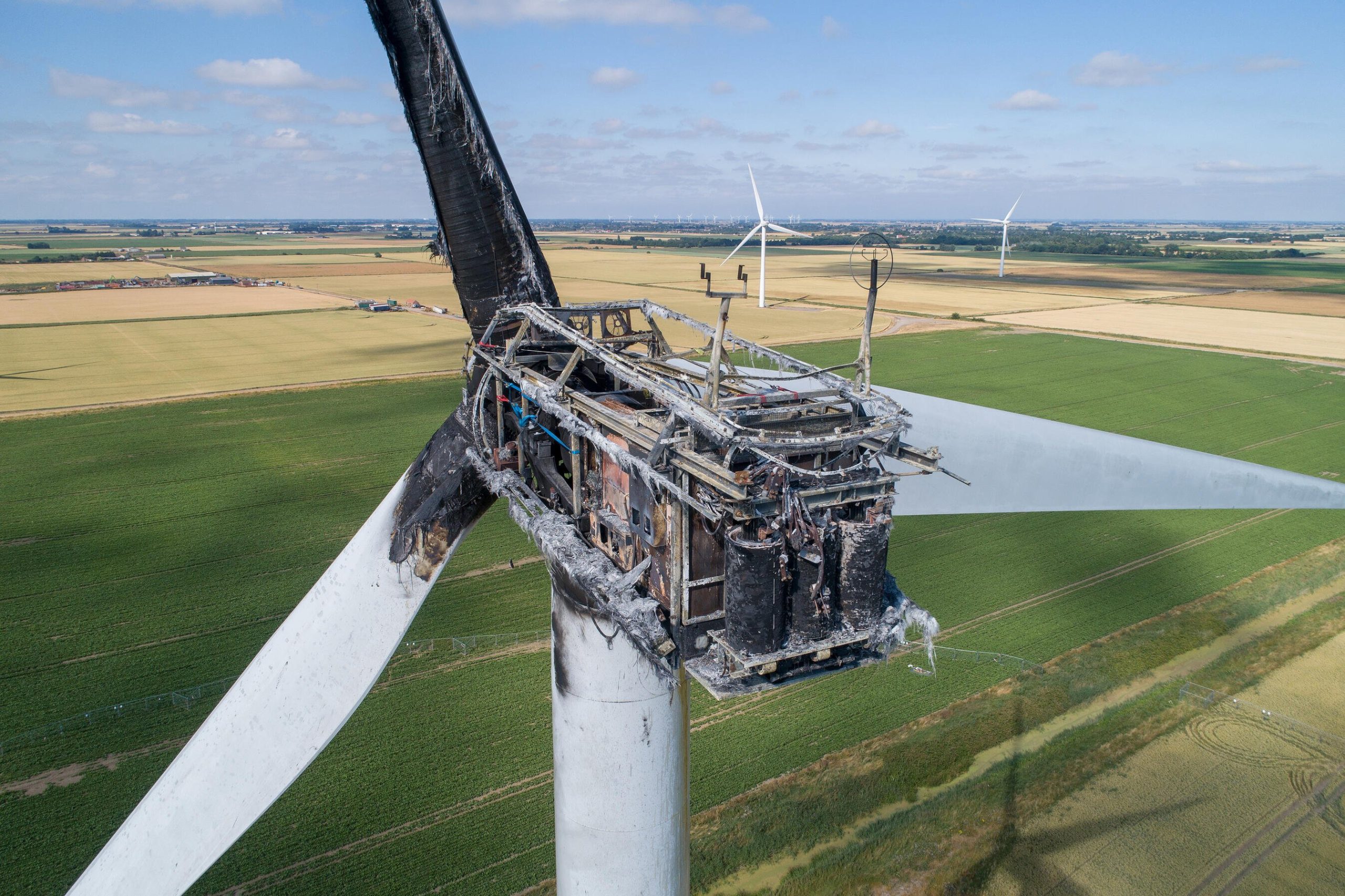 Wat te doen bij brand in een nacelle?, training