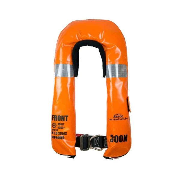 Biardo 300N SOLAS LIFE JACKET ORANGE PVC, reddingsvest plb windenergie