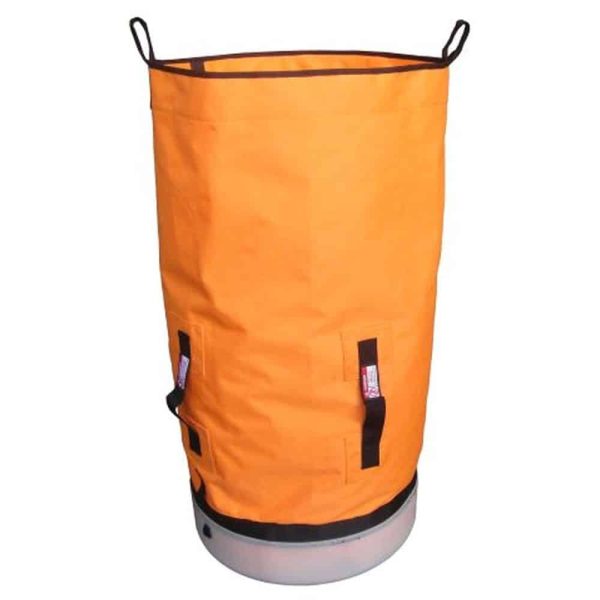 EMG ROUND LARGE DIAMETER LIFTING BAG (WLL=80kg), ORANGE, hijstas met wll