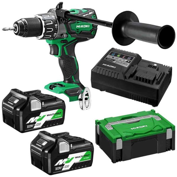 Hikoki HIGH-TORQUE DRILL KIT INCL. CHARGER & 2x BATTERY,  reddingsset hulpmiddelen electrische lieren