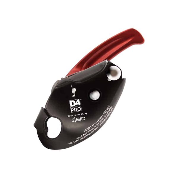 ISC D4PRO DESCENDER, BLACK, afdaalapparaat