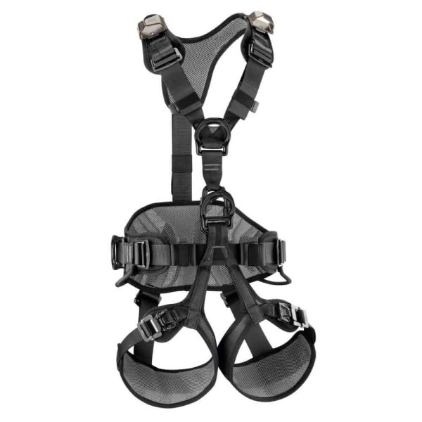 Petzl AVAO BOD FAST EUROPEAN, BLACK, podiumbouw positioneergordel