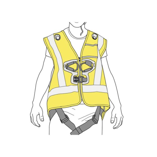 Petzl HI-VIZ VEST FOR NEWTON HARNESSES,  valgordel nieuwe producten