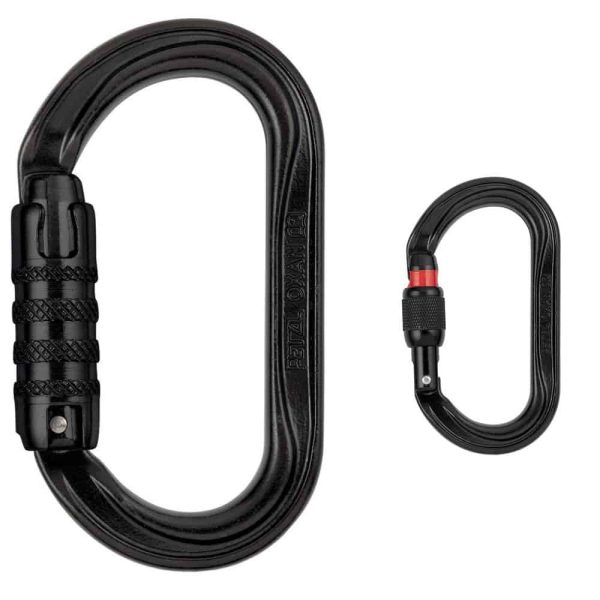 Petzl OXAN, BLACK, karabijnhaak